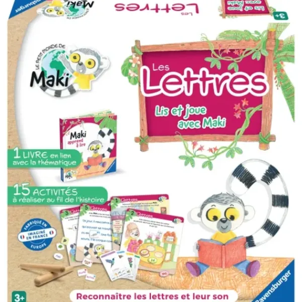 Ravensburger Découvrir Le Monde<Lis Et Joue Avec Maki - Les Lettres