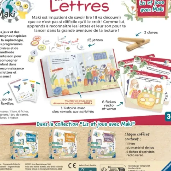 Ravensburger Découvrir Le Monde<Lis Et Joue Avec Maki - Les Lettres