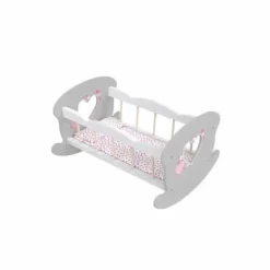 LOVE BEBE Accessoires Poupons<Lit A Bascule En Bois Pour Poupon