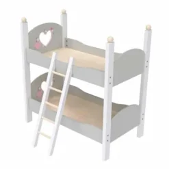 LOVE BEBE Accessoires Poupons<Lit Superpose En Bois 50 Cm
