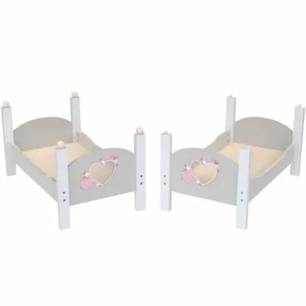 LOVE BEBE Accessoires Poupons<Lit Superpose En Bois 50 Cm