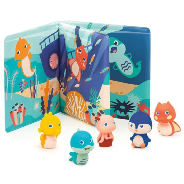 Ludi Jouets Pour Le Bain<Livre De Bain Avec 5 Marionnettes