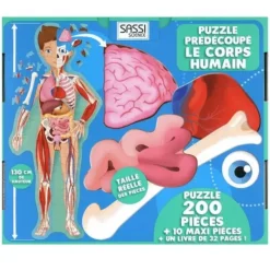 Sassi Junior Découvrir Le Monde<Livre Le Corps Humain En 2D - Voyage, Découvre, Explore