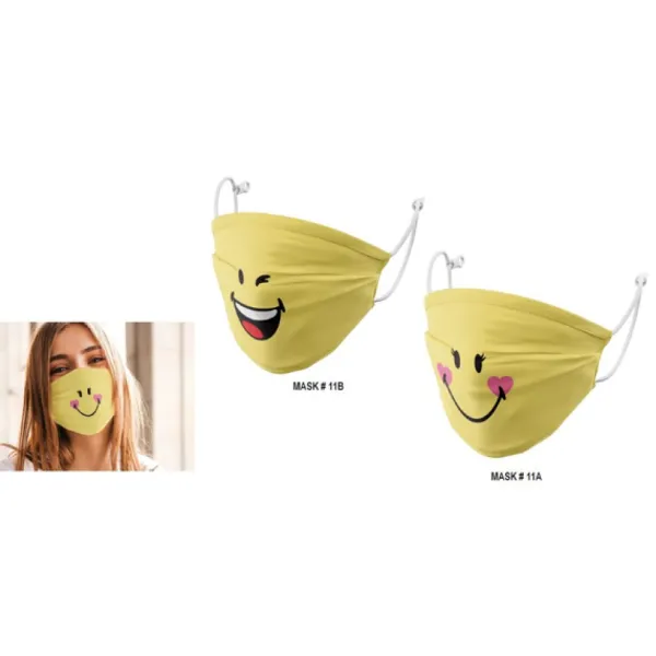 Hubtoys Vêtements Enfants<Lot De 2 Masques Smiley En Assortiment