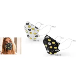 Hubtoys Vêtements Enfants<Lot De 2 Masques Smiley En Assortiment
