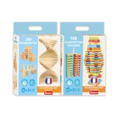 WOOD N PLAY Planchettes Et Construction En Bois<Lot De Barils De 300 Planchettes En Bois Naturel Et Couleur