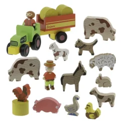 Jeujura Planchettes Et Construction En Bois<Ma Premiere Grande Ferme En Bois 130 Pieces