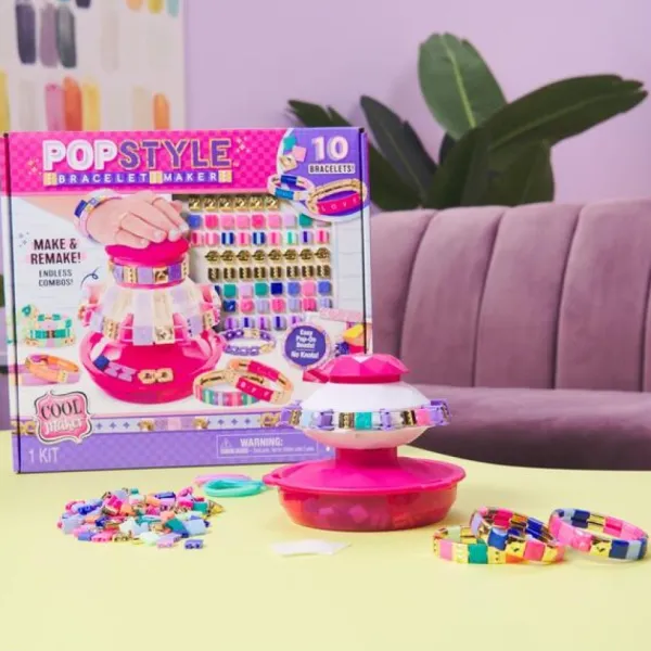 Spin Master Mode, Bijoux, Décoration, Cosmetiques<Machine A Bracelet Pop Style - Cool Maker