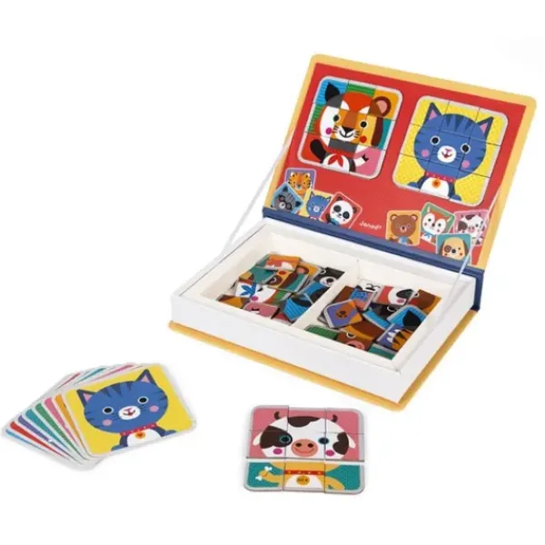Janod Premiers Apprentissages<Magneti'Book - Mix And Match - Les Animaux