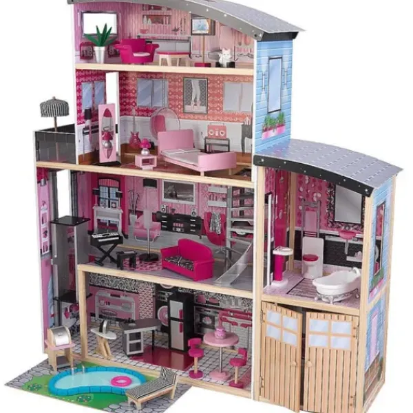 KidKraft Maisons De Poupee<Maison De Poupées Villa Sparkle