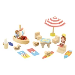Jeujura Planchettes Et Construction En Bois<Maison Du Bord De L'Eau En Bois 120 Pieces