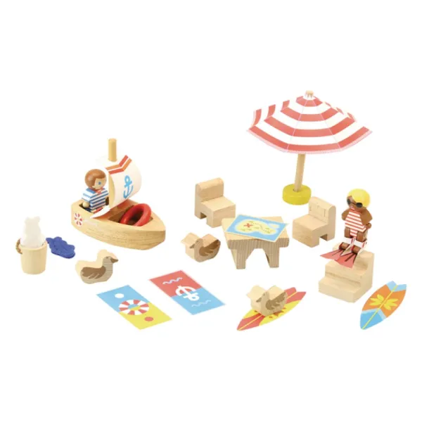 Jeujura Planchettes Et Construction En Bois<Maison Du Bord De L'Eau En Bois 120 Pieces