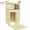 Soulet Cabanes Et Maisonnettes<Maison En Bois Avec Mur D'Escalade Knight