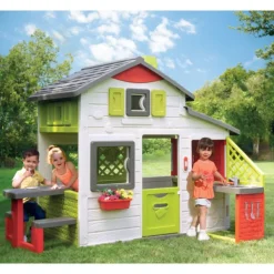 Smoby Cabanes Et Maisonnettes<Maison Neo Friends House Et Cuisine D'Ete