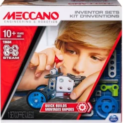 Meccano Meccano, Engrenages< - Kit D'Inventions - Montages Rapides