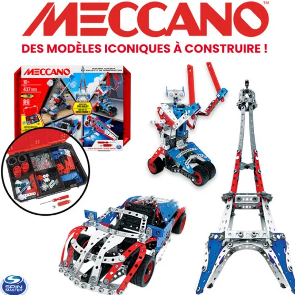 Meccano Meccano, Engrenages< - Mallette De Construction