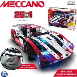 Meccano Meccano, Engrenages< - Supercar 25 Modeles Motorises