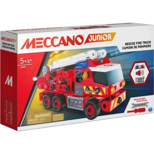 Meccano Meccano, Engrenages< Junior - Camion De Pompiers