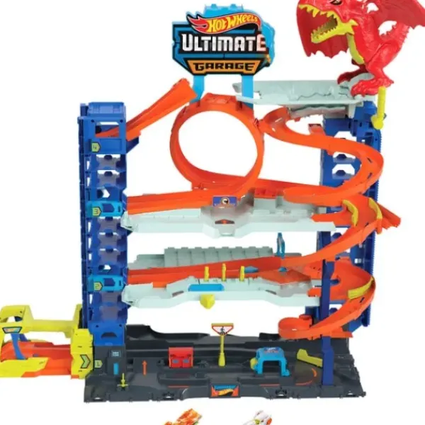 Mattel Garages Et Circuits<Mega Transporteur Dino - Hot Wheels