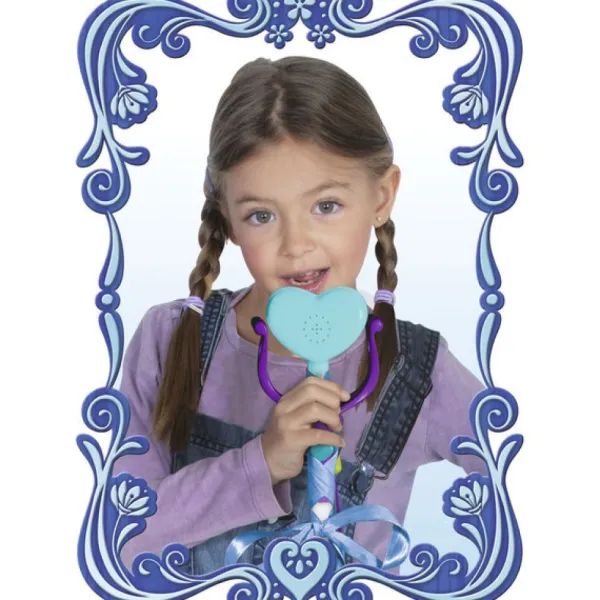 Imc Micros Et Karaoké<Micro Sur Pied Avec Amplificateur - Disney La Reine Des Neiges