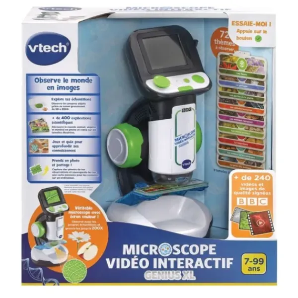 VTech Jeux Scientifiques<Microscope Video Interactif - Genius Xl