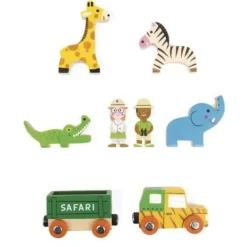 Janod Mondes Imaginaires<Mini Story - Figurines Safari En Bois