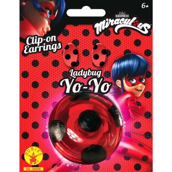 Rubie S Accessoires Déguisements<Miraculous-Kit Accessoires Yoyo Et Boucles D'Oreilles Ladybug