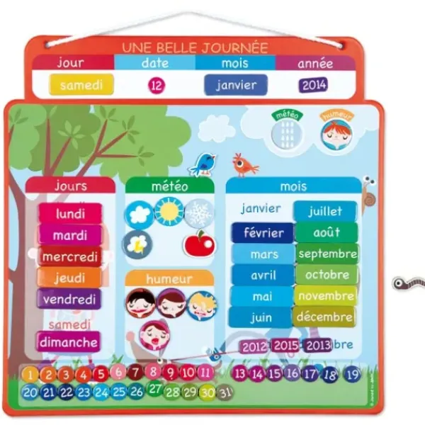 Janod Premiers Apprentissages<Mon Agenda Magnetique