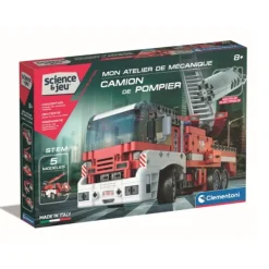 Clementoni Meccano, Engrenages<Mon Atelier De Mecanique - Camion De Pompiers