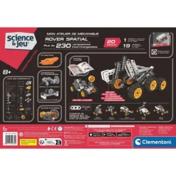 Clementoni Meccano, Engrenages<Mon Atelier De Mecanique - Rover Nasa Motorise