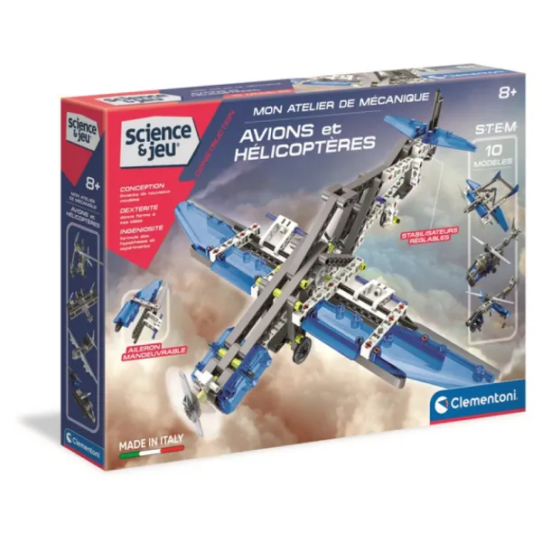 Clementoni Meccano, Engrenages<Mon Atelier De Mecanique-Avions Et Helicopteres