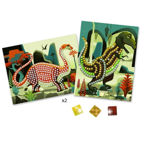 Djeco Mosaïque, Sable Et Paillettes<Mosaiques Dinosaures