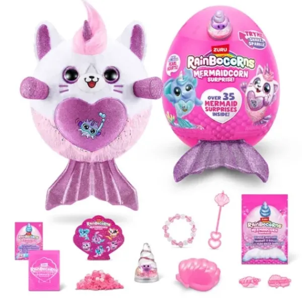Zuru Peluches Animaux Et Autres<Oeuf Surprise Rainbocorns Mermaidcorn