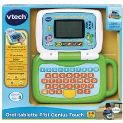 VTech Ordinateurs Et Jeux Interactifs<Ordinateur - Tablette P'Tit Genius Touch Vert