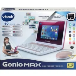 VTech Ordinateurs Et Jeux Interactifs<Ordinateur Enfant Genio Max Rose