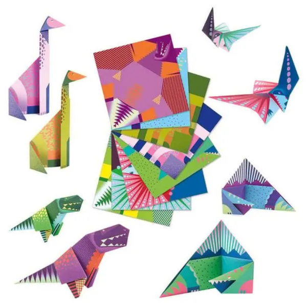 Djeco Découpage, Collage, Pliage<Origami Dinosaures
