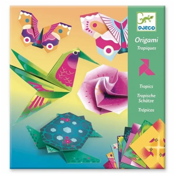Djeco Découpage, Collage, Pliage<Origami Tropiques