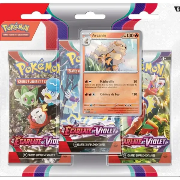 Asmodée Cartes À Collectionner<Pack Pokemon Ecarlate Et Violet - 3 Boosters