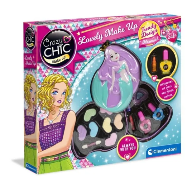 Clementoni Coiffure & Maquillage<Palette De Maquillage Sirene - Crazy Chic