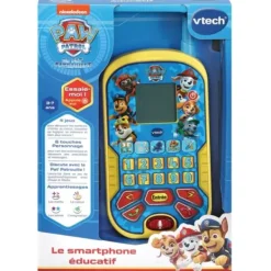 VTech Premiers Apprentissages<Pat Patrouille - Le Smartphone Educatif Bleu