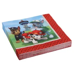 Amscan Anniversaire<Pat'Patrouille - 20 Serviettes 33X33