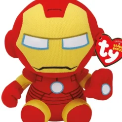 TY Peluches Super-héros Et Personnages<Peluche Beanie Babies Marvel - Iron Man 15 Cm