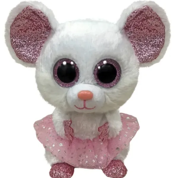 TY Mini Peluches<Peluche Beanie Boo'S - Nina La Souris 23 Cm