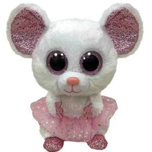 TY Mini Peluches<Peluche Beanie Boo'S - Nina La Souris 15 Cm