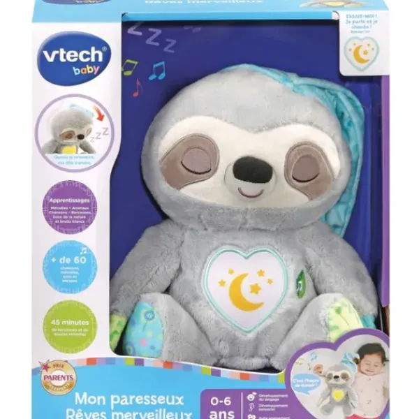 VTech Peluches Interactives<Peluche Interactive - Mon Paresseux Reves Merveilleux