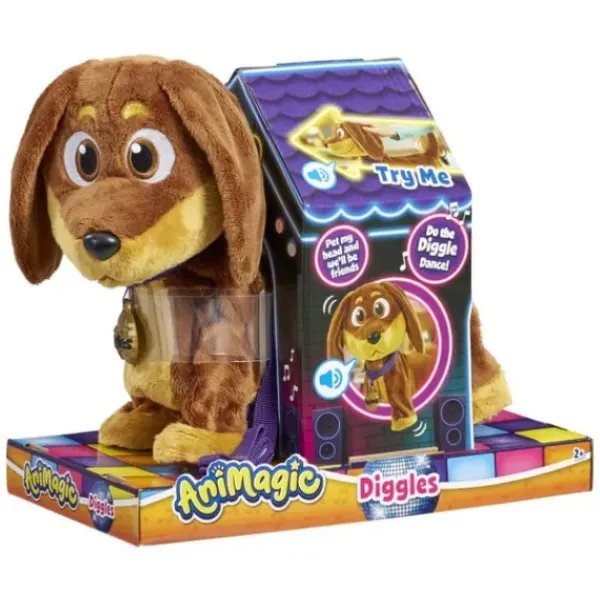 Goliath Peluches Interactives<Peluche Interactive Diggles Le Chien - Animagic