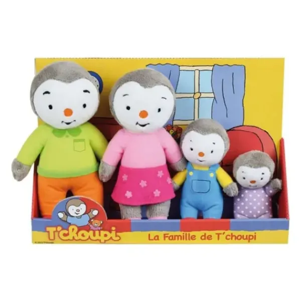Jemini Peluches Super-héros Et Personnages<Peluche La Famille De T'Choupi