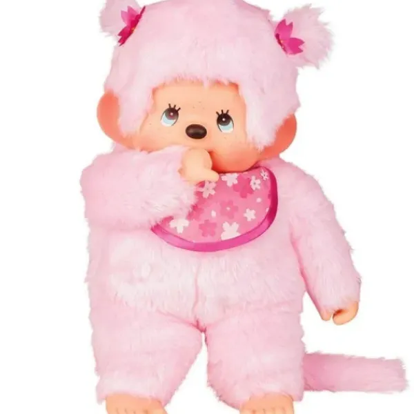 Bandai Peluches Géantes<Peluche Monchhichi Pinky 80 Cm