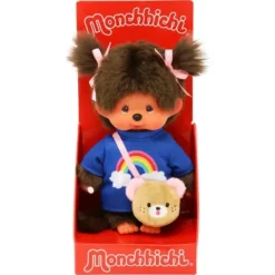 Bandai Peluches Super-héros Et Personnages<Peluche Monchhichi Sac Bandouliere