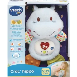 VTech Doudous<Peluche Musicale Croc'Hippo